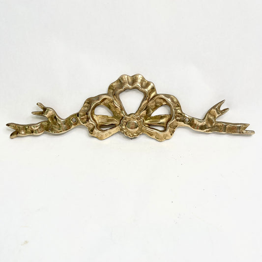 Vintage Brass Wall Bow