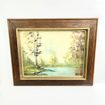 Vintage Landscape Oil Painting