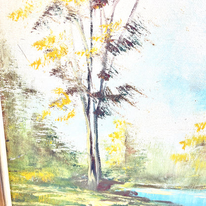 Vintage Landscape Oil Painting