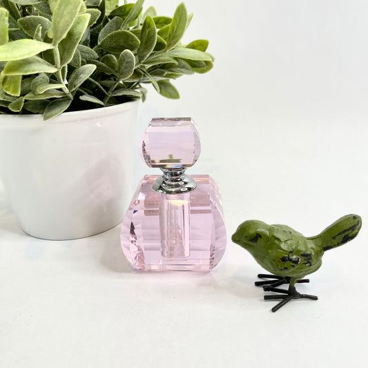 Vintage Perfume Bottle - Blush Pink