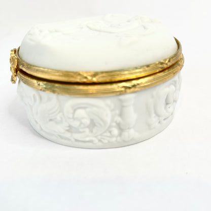 Vintage French Bisque Box - Limoge