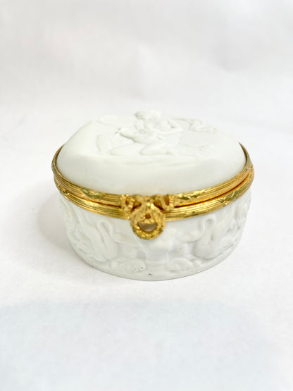 Vintage French Bisque Box - Limoge