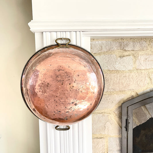 Copper Pan | Large Vintage Pan