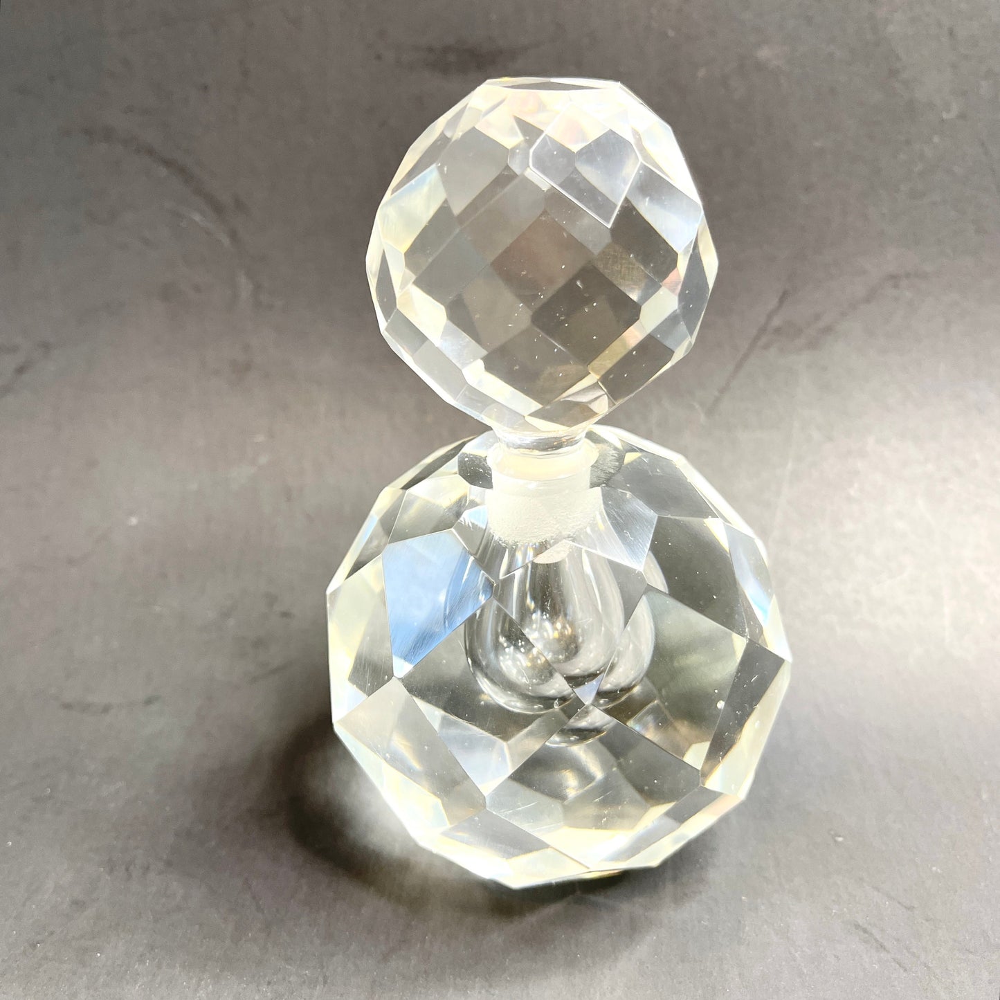 Vintage Perfume Bottle - Heavy Crystal